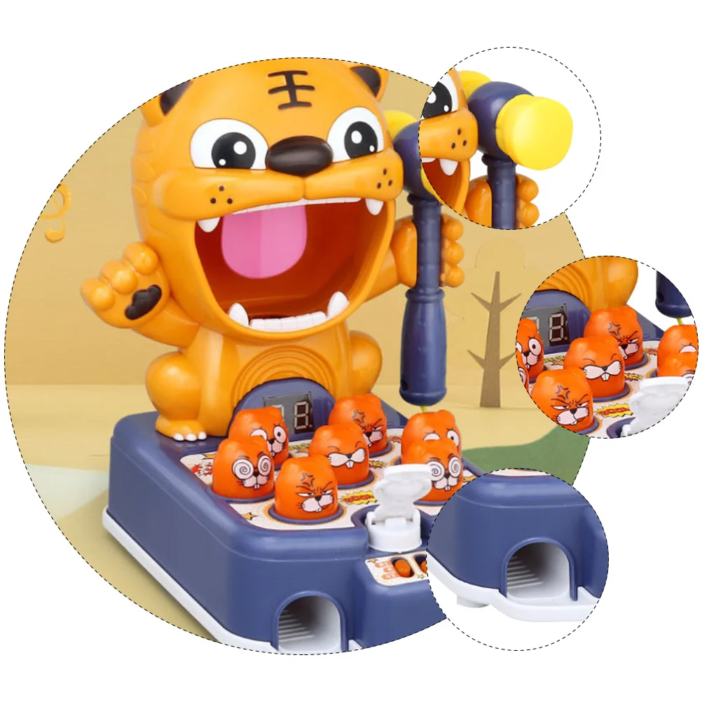 어린이 가벼운 음악 대화형 망치질 게임 만화 디자인 어린이를 위한 교육용 놀이 색상 인식 개발