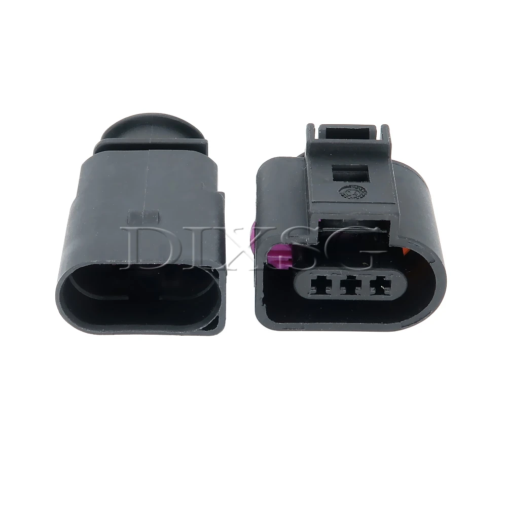 1 Set 3 Pin 1J0973703 1J0973803 3D0973703 1717888-1 1813271-1 Car Radar Temperature Sensor Wire Waterproof Plug for VW Audi