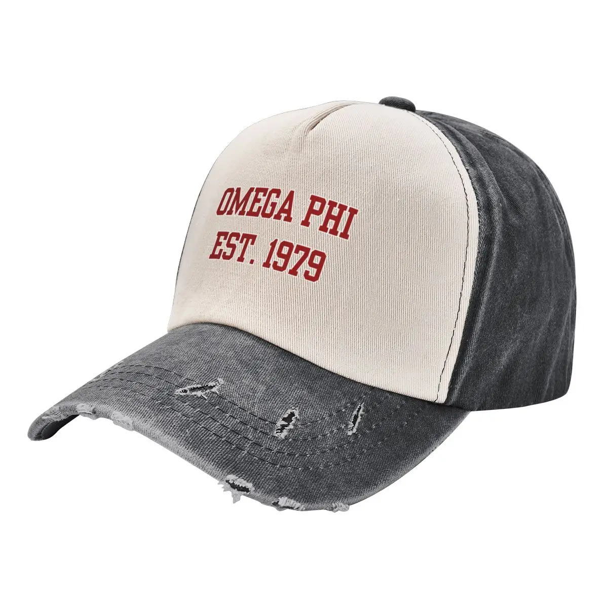 Omega Phi, Est. 1979 Baseball Cap sun hat Hat Man For The Sun Streetwear Hip Hop Caps Women Men's