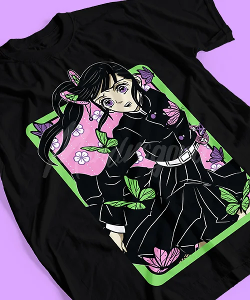 

T-shirt for Anime Demon Slayer Kanao Tsuyuri