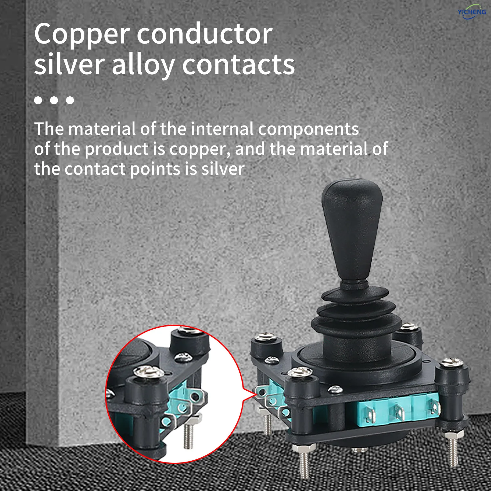 1Pcs Joystick Switch Controllers 4 Position 4NO and 4NC contact  Momentary Type 150/250/600V 5/10/15 A 22mm Panel Mount