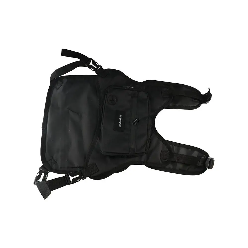 Hip Hop Hip Hop Vest Bag Streetwear Functional Streetwear Chest Bag Waterproof Casual Chest Bag Outdoor Sports