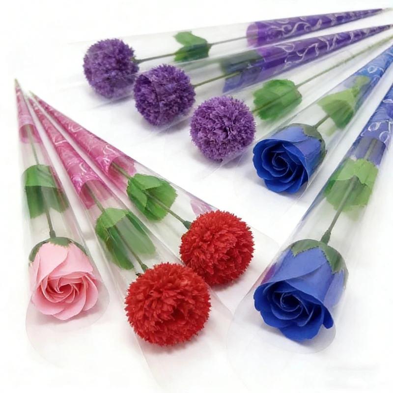 

1/5PCS Rose Soap Flowers, Artificial Scented Bath Soap Petals for Home Room Decor, Valentine's Day, Wedding, Mother's Day Gifts