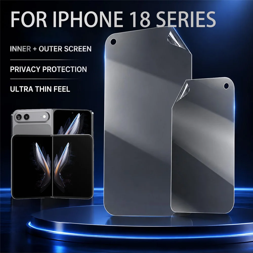 6in1 Soft TPU Hydrogel Film for IPhone 18 Ultra 18 Fold Privacy Screen Protectors Inner Outer Protective Film for IPhone 18Ultra