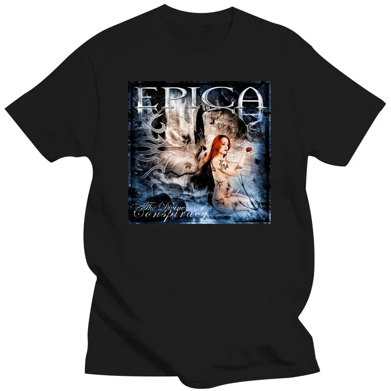 Harajuku Symphonic Metal Band Epica T Shirt  Causal  Hip Hop Tee Tops Mens Fashion Summer Short Sleeve Cotton Tshirt streetwear