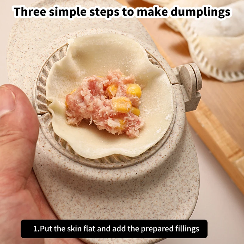 Molde para Empanadillas de Paja de Trigo, Herramientas para Hacer Empanadillas, Pinza para Molde de Empanadillas, Molde para Hornear, Accesorios de Cocina para Repostería