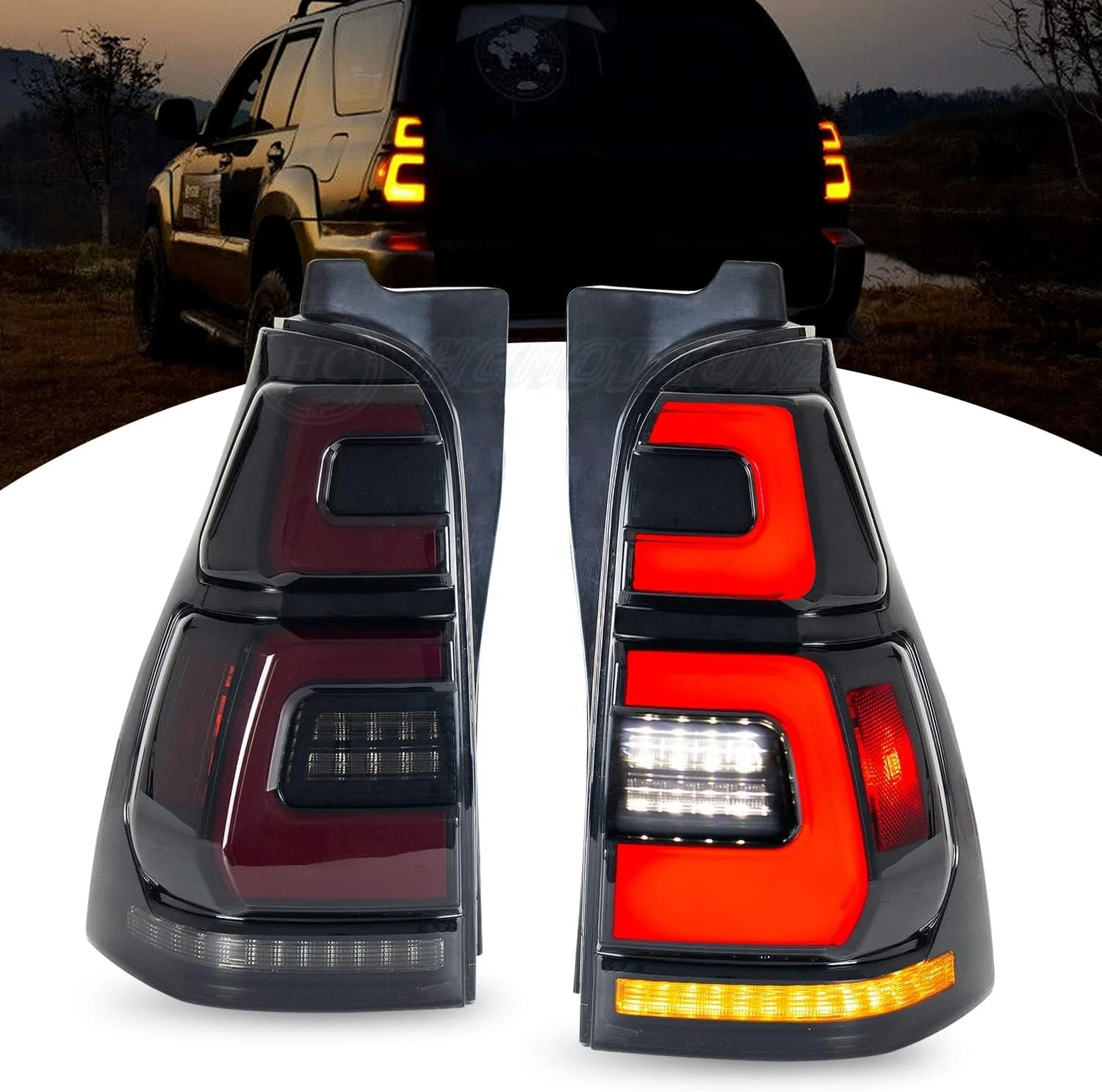 

LED Tail Lights For Toyota 4Runner 4th GEN 2003-2009 Tail Lamp Assembly with Start Up Animation