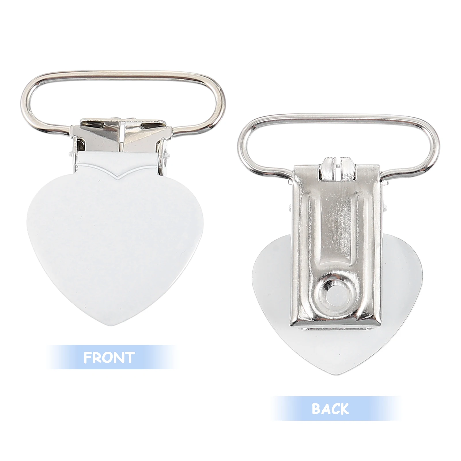 

10pcs Duckbill Buckle Strap Clip Baby Pacifier Holder Durable Iron Material For Soother Clips Diy Nursing Accessories Teething