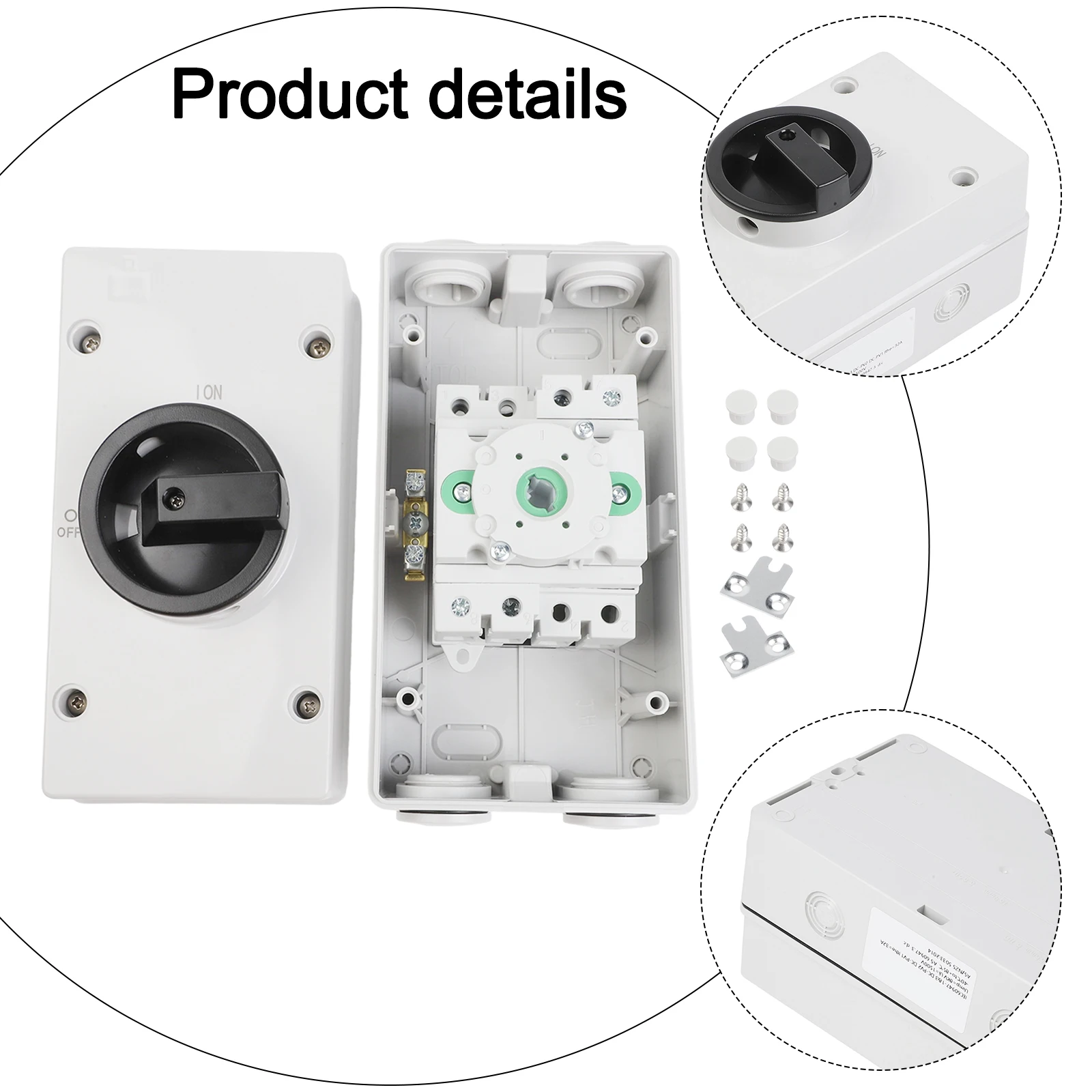 

Усовершенствованный двухполюсный автоматический выключатель постоянного тока с рейтингом IP66. Идеально подходит для всех ваших потребностей в солнечной энергии.