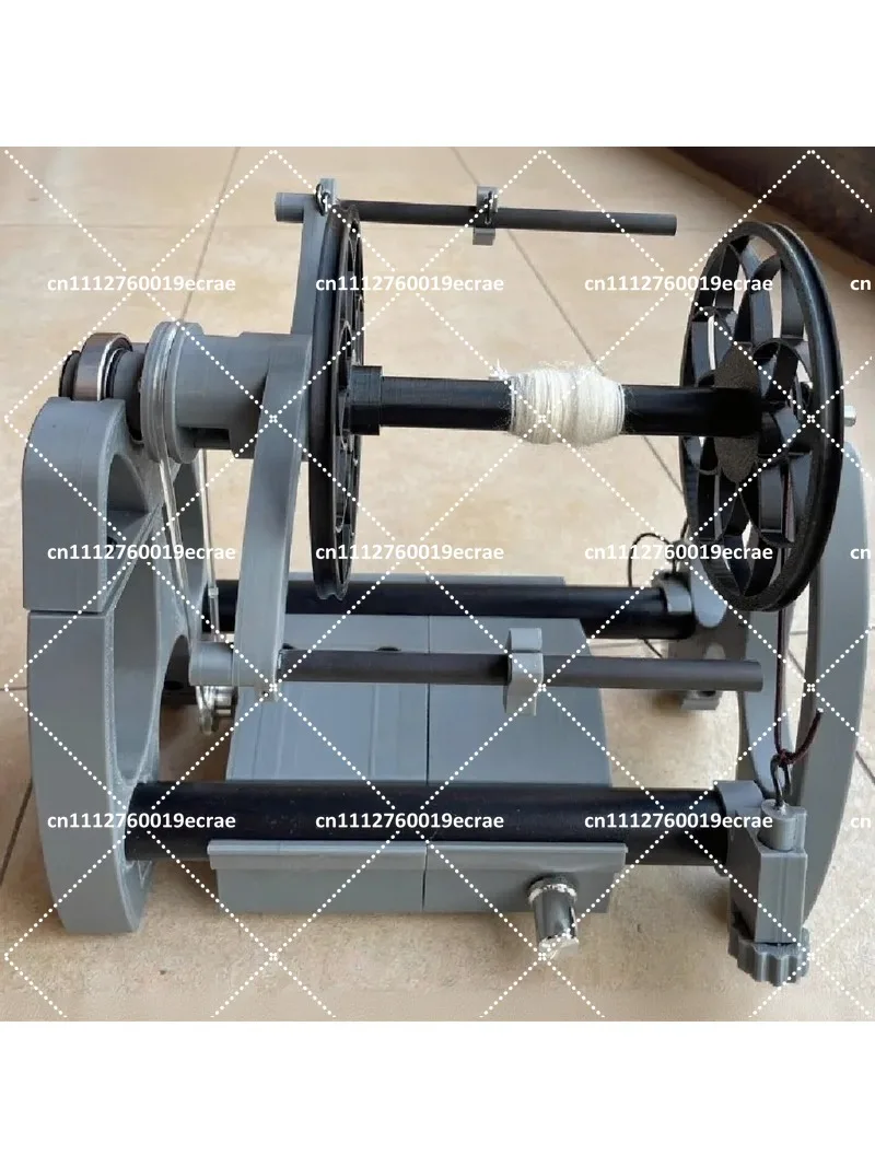 Professional Electric Spinning Wheel for Yarn Making, Compact Tabletop Spinning Machine