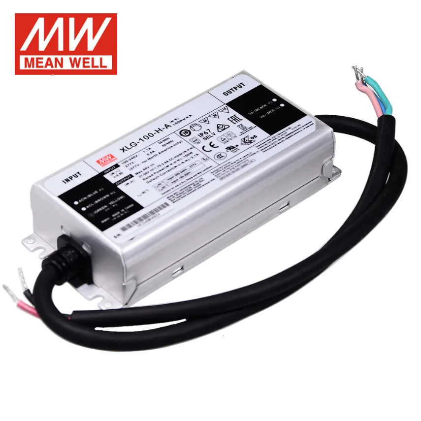 MEAN WELL XLG-100 XLG-100-12-A XLG-100-24-A XLG-100-L-A XLG-100-H-A XLG-100-L-AB XLG-100-H-AB Constant power drive