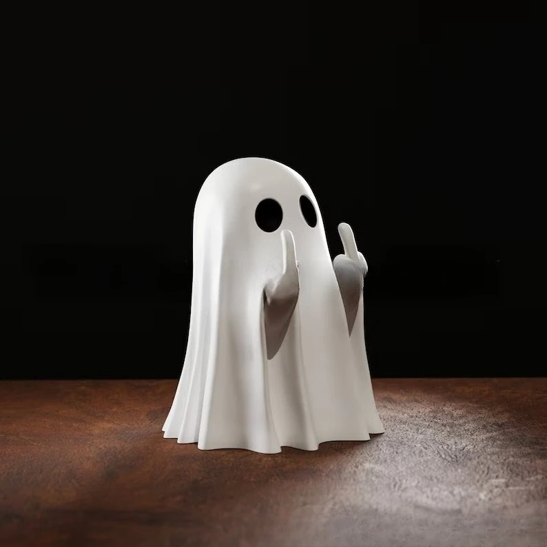 Décorations amusantes pour la maison, ornements décoratifs fantômes mignons pour Halloween, ornement