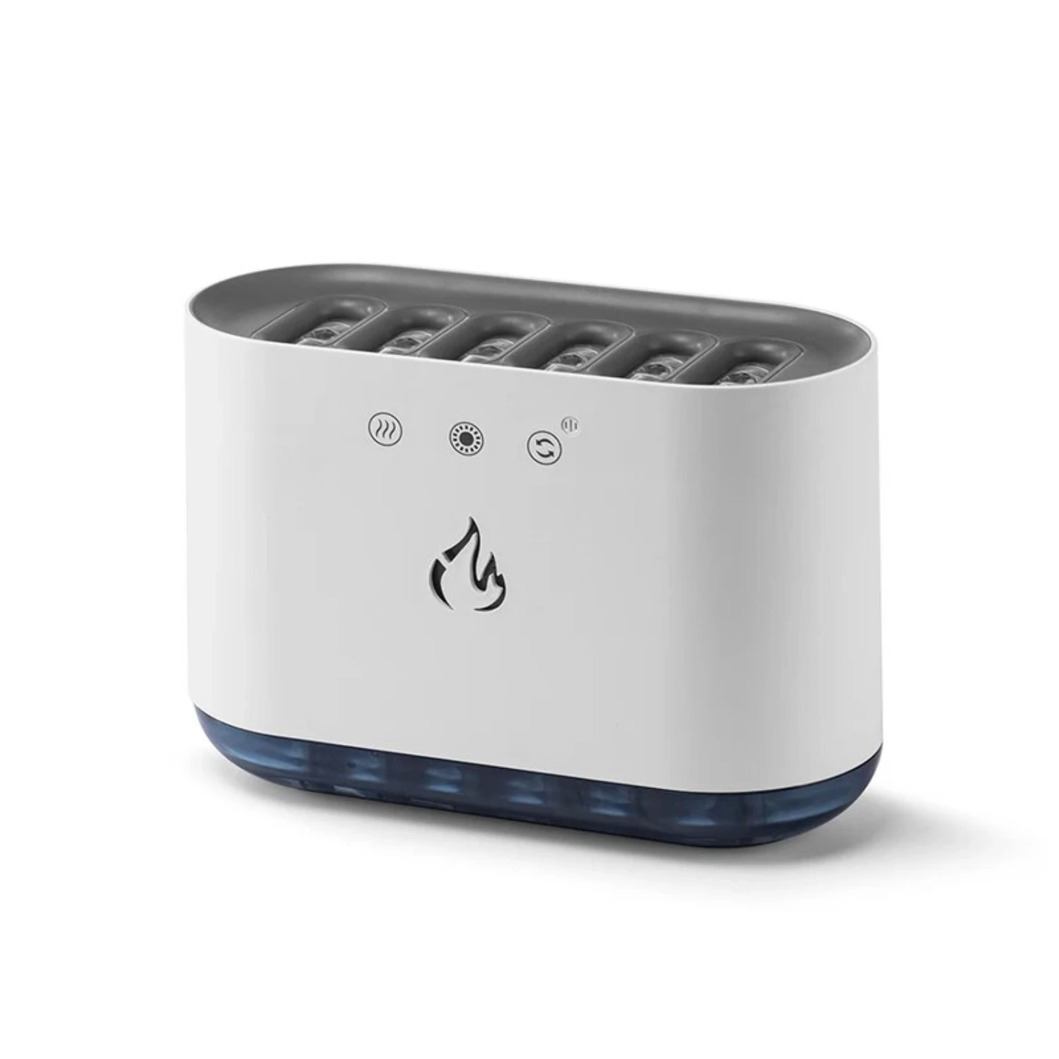 Humidificateur d'air à flamme à ultrasons dynamique avec fonction itude, brumisateur, lumière LED RVB pour le bureau à domicile, capacité de 900ml, U, nouveau