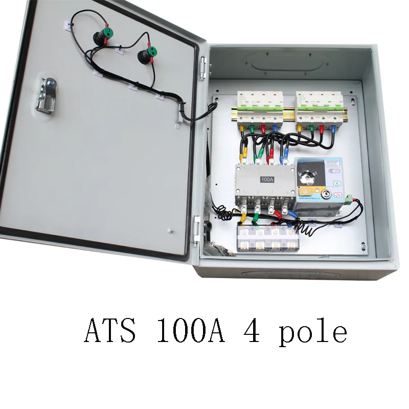16A 63A 100A 2p 3p 4p ATS 230V Automatic Transfer Switch Electrical Switch
