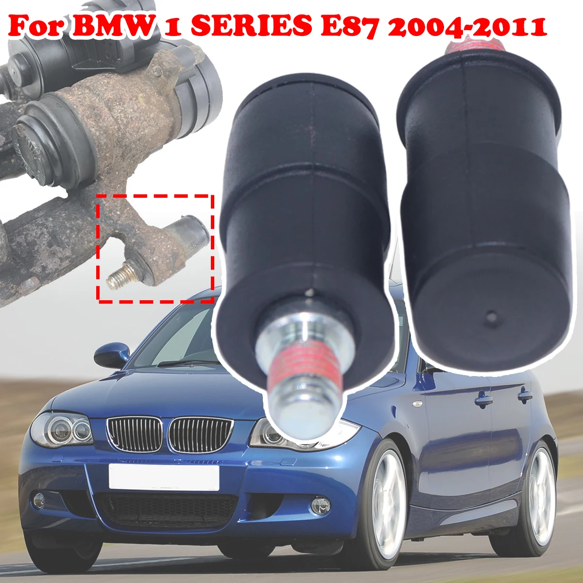

Front Brake Caliper Slider Guide Pins Bolt Kit For BMW 1 SERIES E87 2004 - 2011 Left Right Disc Housing Bellows Sleeve Bushing