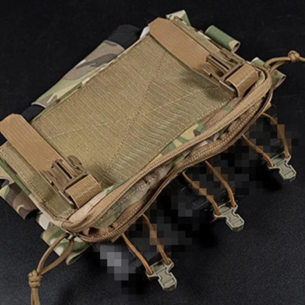 Gancio G tattico DOPE Flap anteriore Doppia pila Marsupio addominale Triplo inserto per caricatore Custodia a marsupio FCPC FCSK Gilet da trasporto