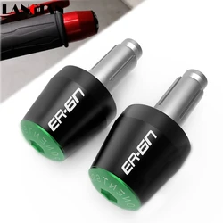 CNC Billet Aluminum Motorbike HBAR END CAP Handle Bar Cap End Plugs For KAWASAKI ER6N 2006 2007 2008 2009 2010 2011 2012 -2017