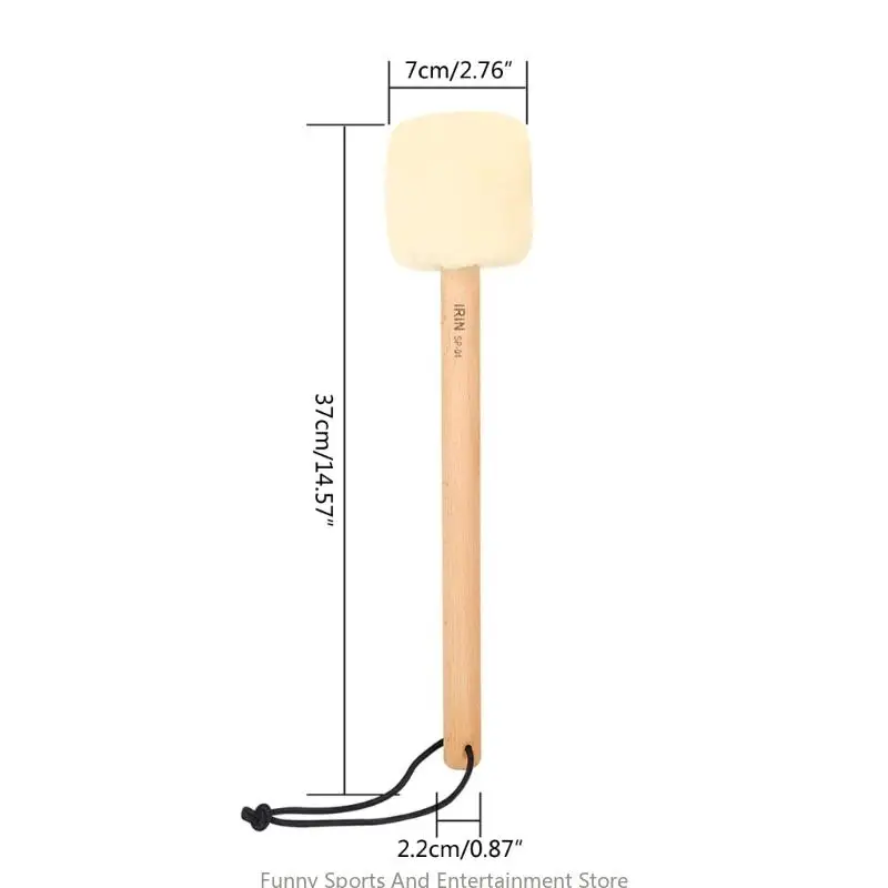 C4DE ANTI SLIP Drum Mallet Percussion Drumstick Feel Tay cầm trống Mallet