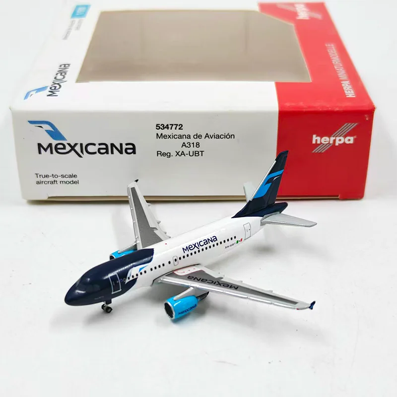 

herpa Diecast Alloy 1:500 Scale A318 534772 Passenger Airplane Model For Display Collections Adult Souvenirs