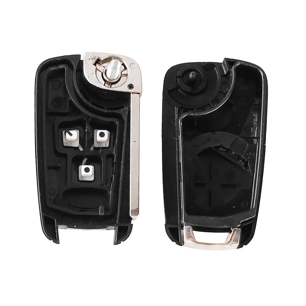 KEYYOU Flip Folding Remote Car Key Shell Case For Chevrolet Cruze Epica Lova Camaro Impala Aveo 2010 2011 2012 2013 HU100 Blade