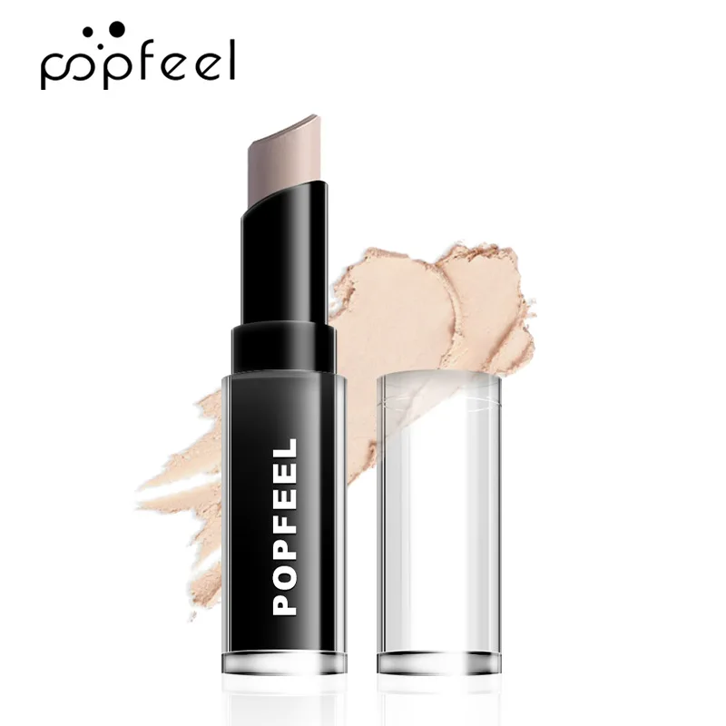 POPFEEL Barra de Maquillaje Multiusos 3D Shimmer Contour Highlighter Cream Concealer Stick, Iluminador Facial y Sombreador