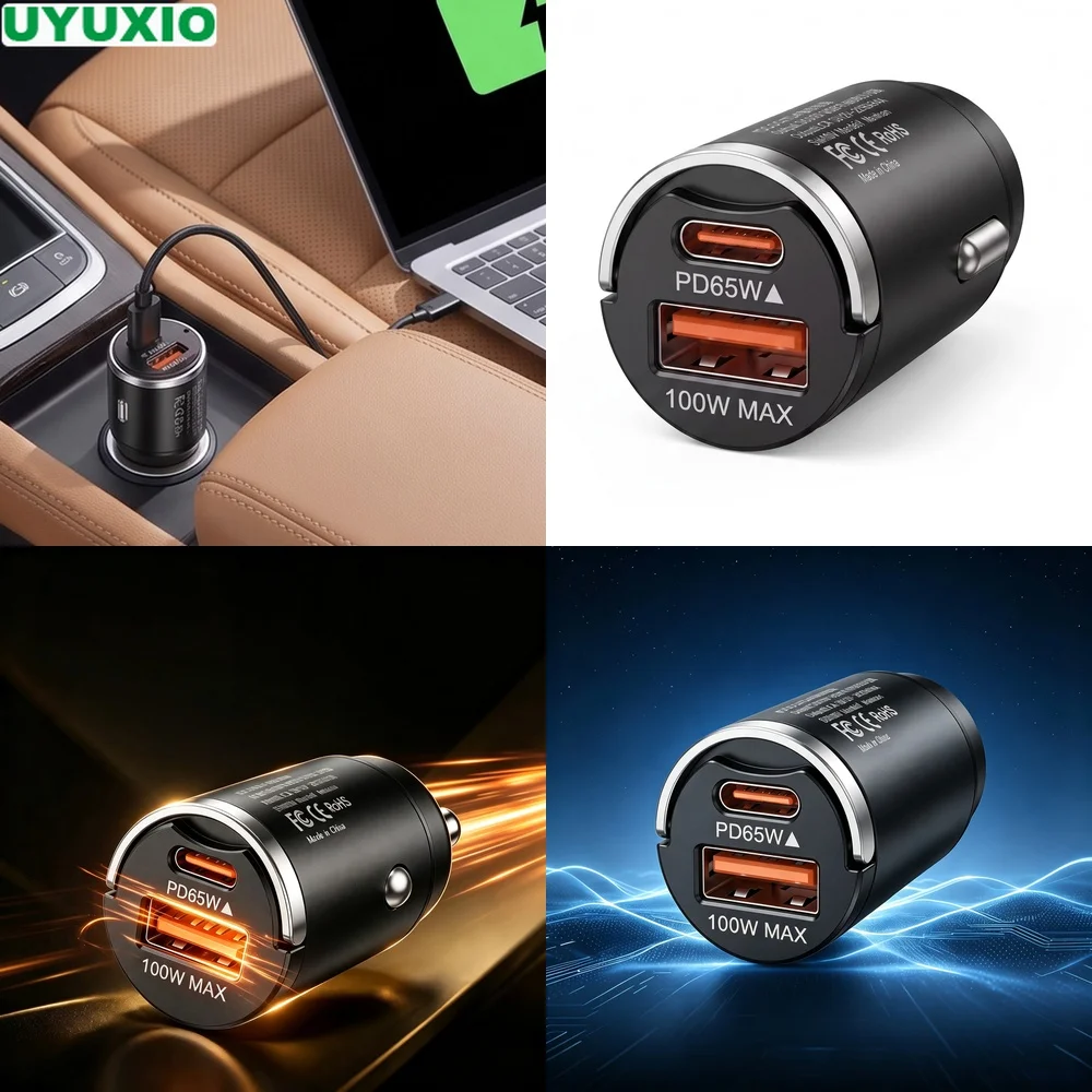 carregador-de-viagem-para-carro-165w-com-saida-dupla-65w-usb-c-e-100w-usb-a-para-viagens-e-uso-diario-corpo-compacto-em-liga-de-zinco