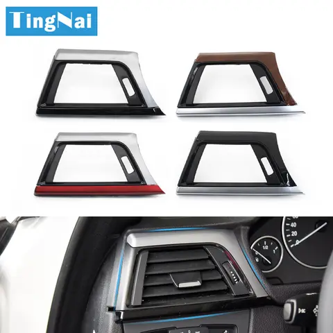 LHD 자동차 왼쪽 에어컨 AC 벤트 그릴 콘센트 패널 프레임 커버 BMW 3 4 시리즈 F30 F31 F34 F35 F32 F33 F36 F82 F83