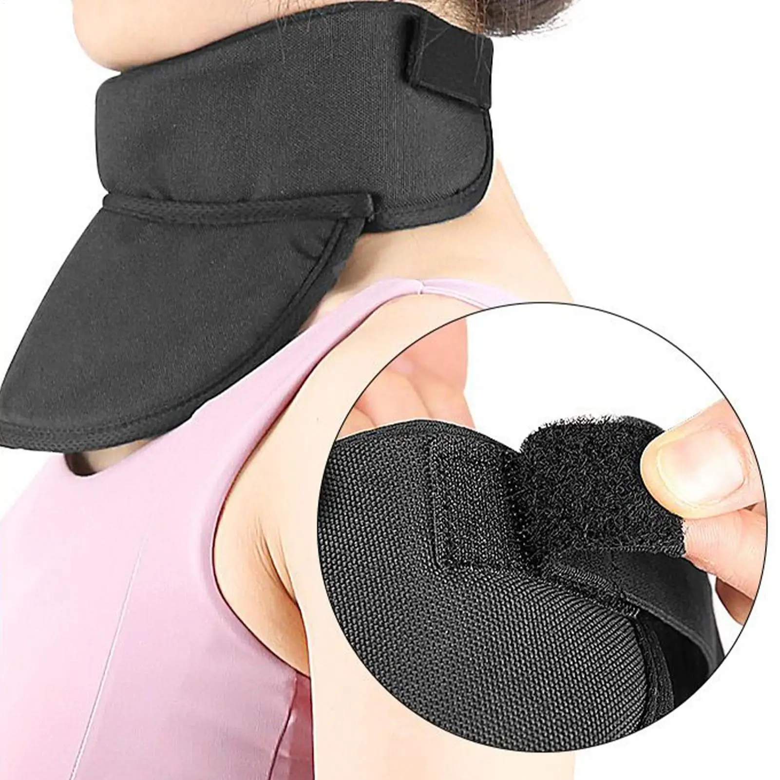 Protector de cuello de Hockey para jóvenes, protección acolchada, equipo de Protección deportiva, protector de cuello de Hockey de invierno para jóvenes, adolescentes, jugadores adultos