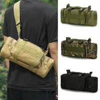 Hiking Outdoor Waist Bag 600D Waterproof Oxford Climbing Shoulder Bags Tactical Fishing Camping Pouch Bag