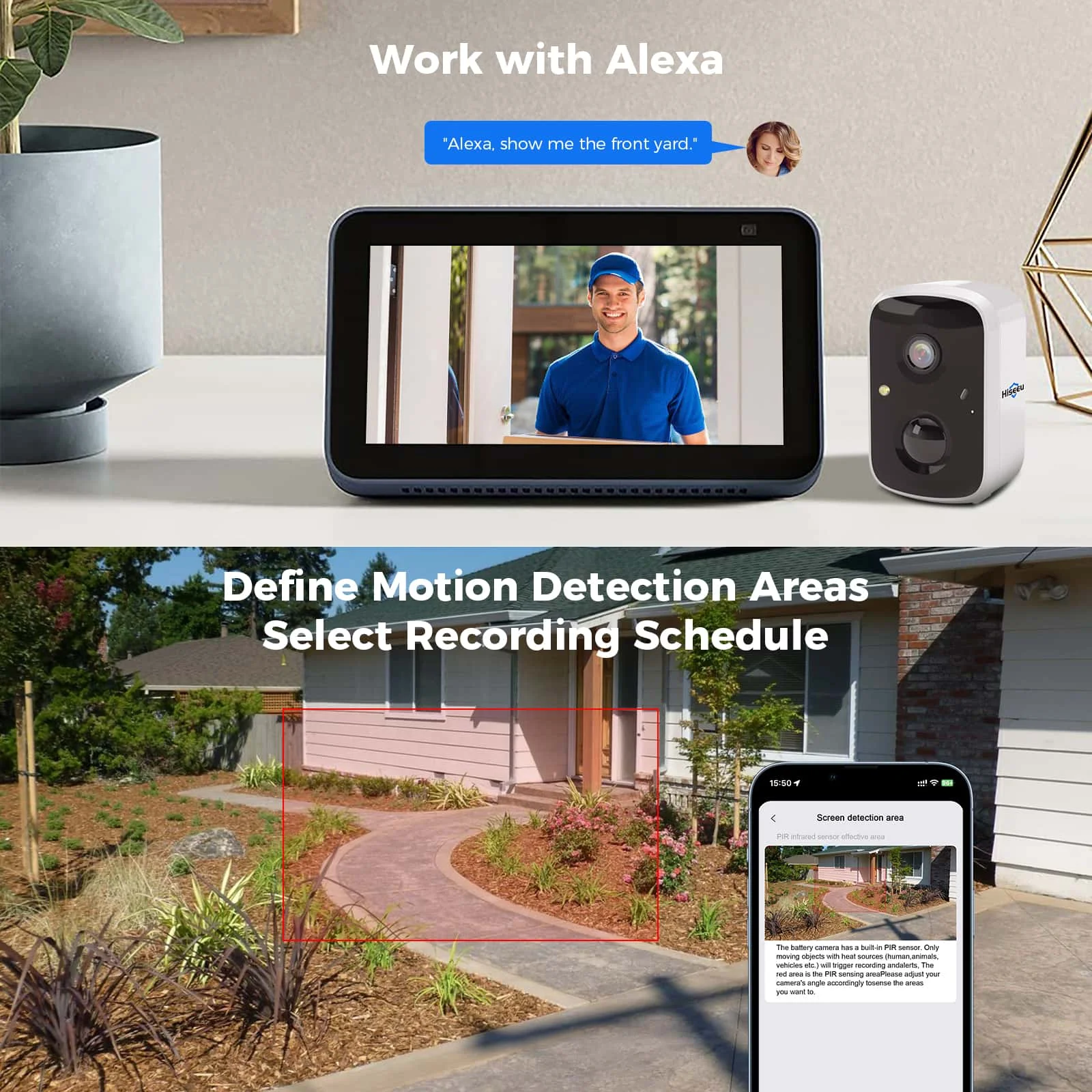OEM 4MP Home Wireless Battery Video Surveillance Kit Outdoor Safety Hiseeu CCTV Solar Camera System WiFi