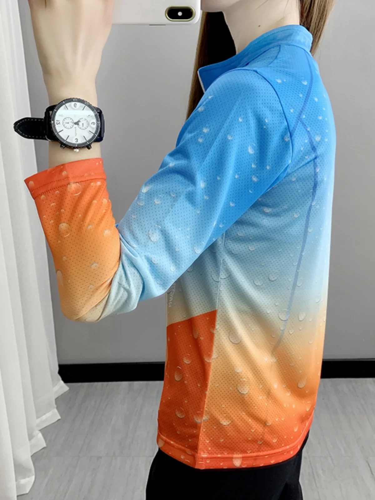 Damen Long Sve Stehkragen Qui Dry T-Shirt Yoga Fitness Laufen Schweißabsorbierend Outdoor Frühling Herbst Atmungsaktives T-Shirt