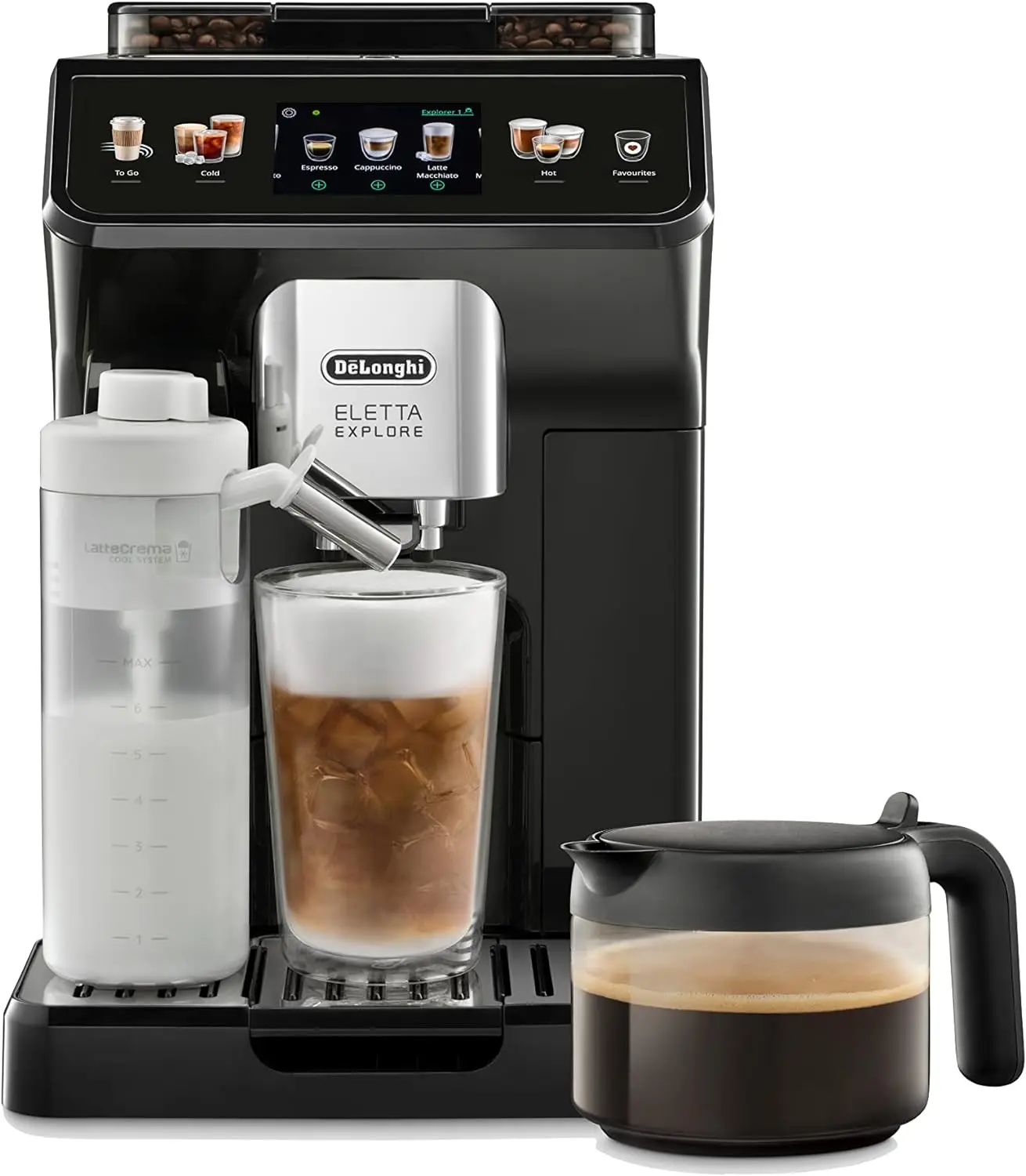 Delonghi ECAM450.76.T 1.8L 300g Capacity 1450w 19 BAR Fully-Automatic Coffee Machine Maker Automatic Espresso Coffee Maker