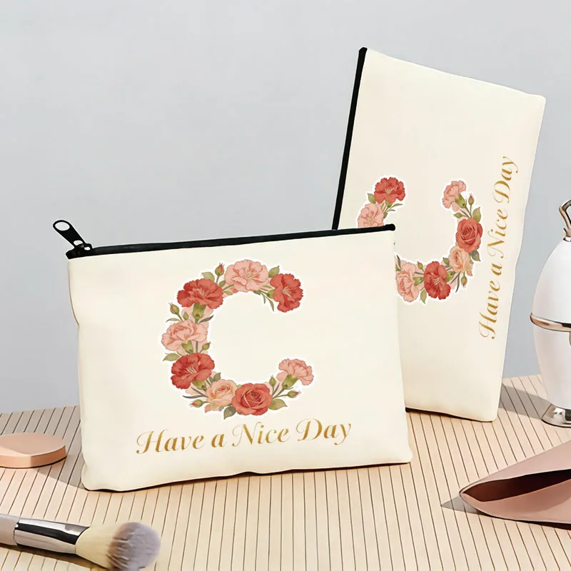 1 قطعة حقيبة تخزين من القماش التصميم الأولي المحمولة السفر المنظم للجنسين طالب القلم حقيبة الاستخدام اليومي اكسسوارات كيس التخزين #6