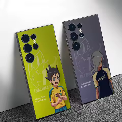 Anime Inazuma Eleven Phone Case For Samsung Galaxy S25 S24 S22 S23 Ultra S21 S20 Plus Frosted Full Soft Case