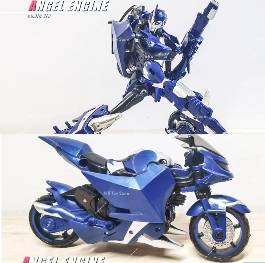 NUOVO APC Transformation APC-Toys Prima Edizione Femmina TFP Blu Comico Giapponese Ver Angel Engine Arcee Moto Action Figure