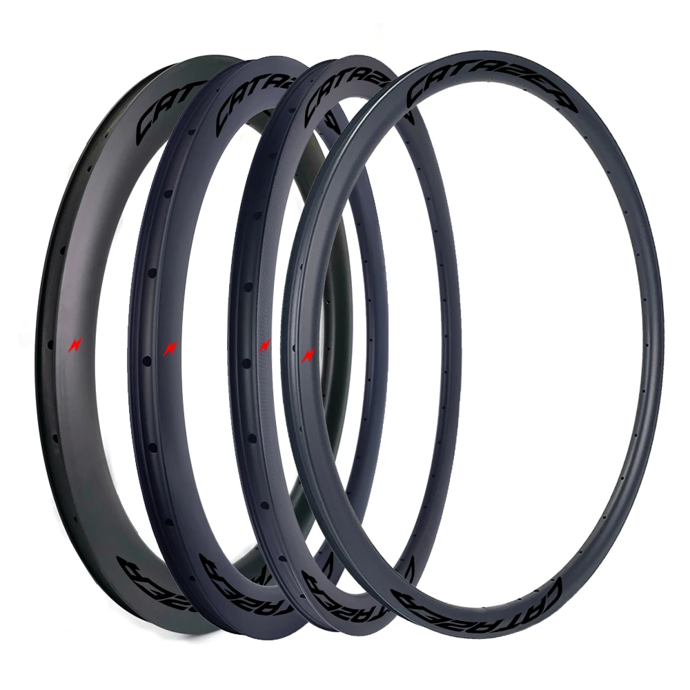 

700C 29mm Width 30/45/50/60mm High Asymmetric/SymmetricTubeless Hooked /hookless Gravel / Cx Carbon Rim Lightweight T800/T700