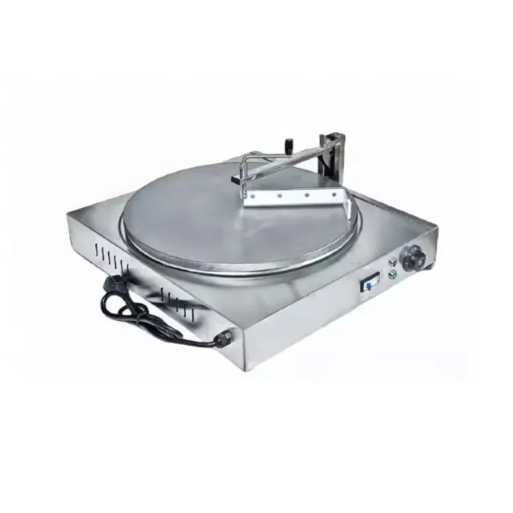 1 Pan Commercial Flat Bread Chapati Roti Machine Injera Making Machine Round Dosa Spring Roll Injera Wrapper Machine