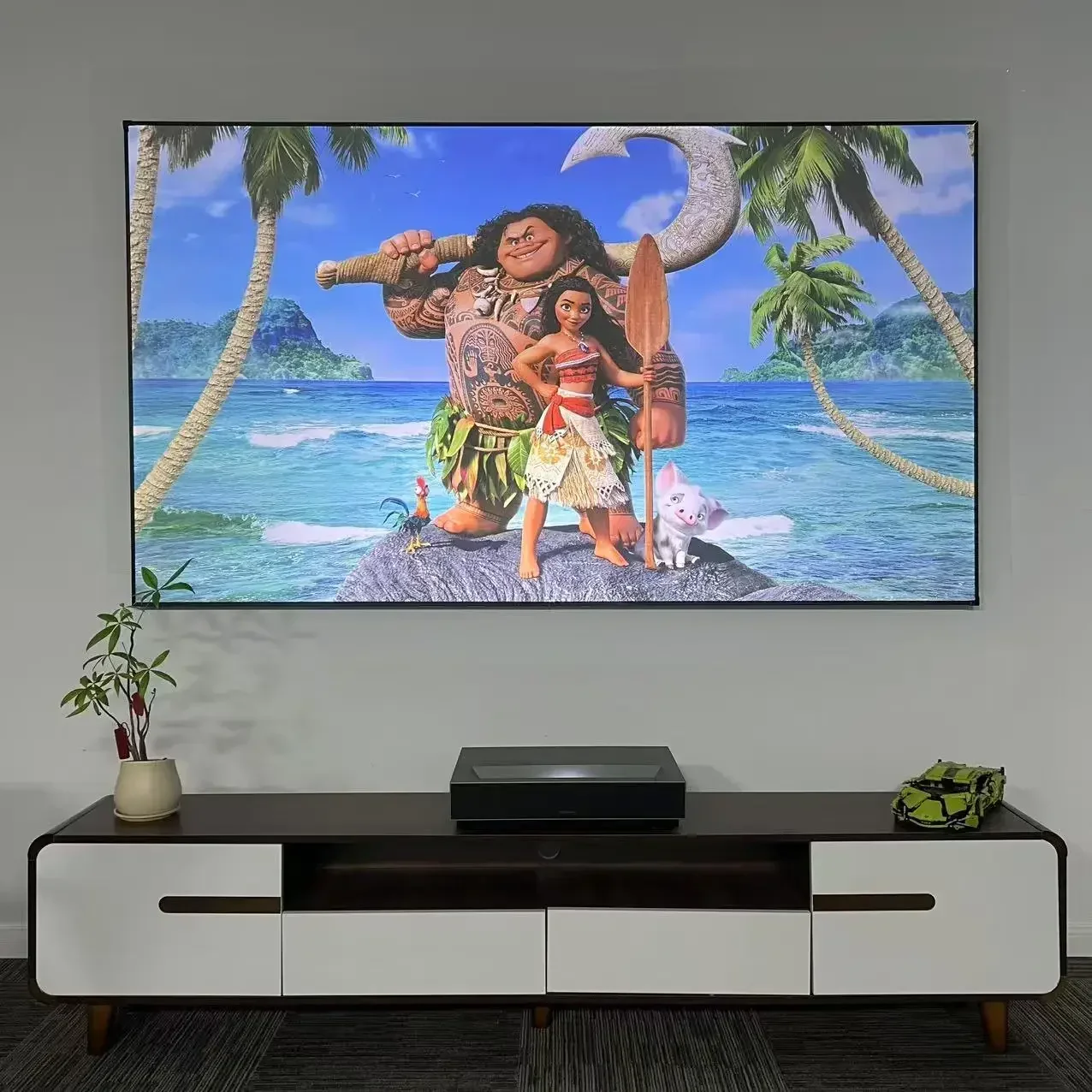 2025 Fresnel 5.0 Pro ALR UST Projection Screen Fixed Frame Ambient Light Rejecting Best for Ultra Short Throw Projector 4K 8K 3D