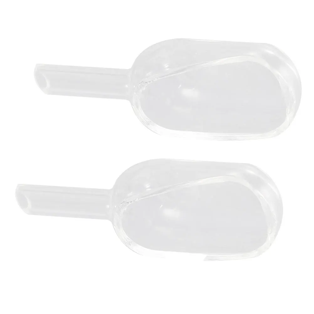 Embudos de vidrio con cuchara de pesaje, borosilicato para transferencia de muestras de laboratorio, herramienta de pesaje, medición precisa, 2 uds.