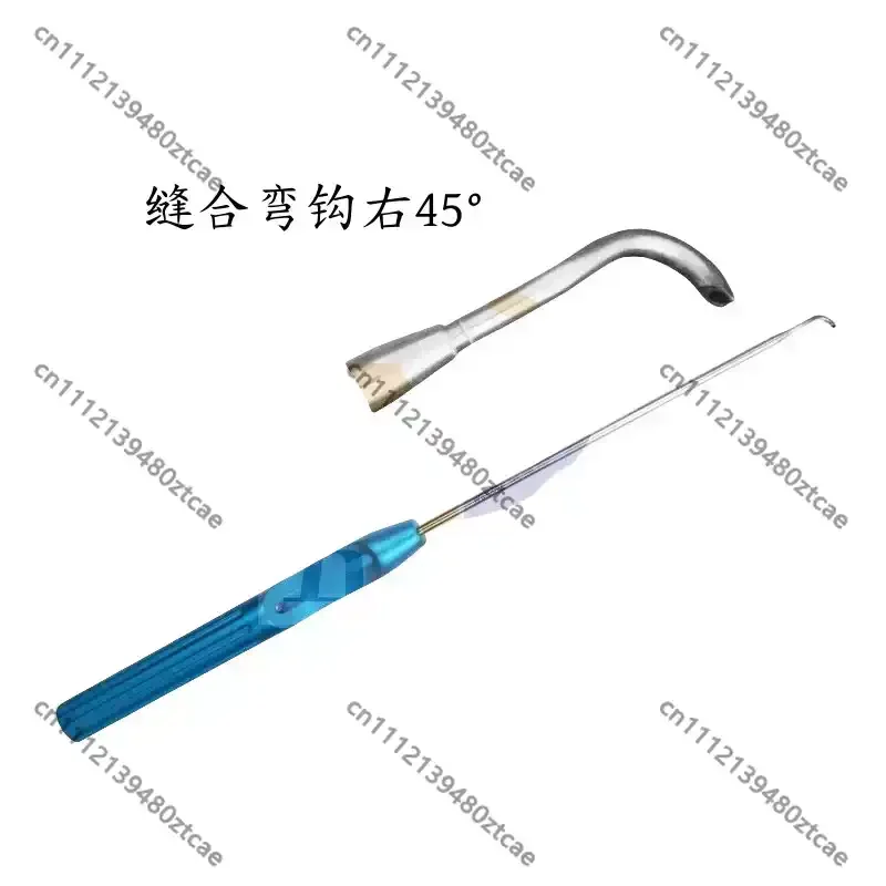 Medical Orthopedic Shoulder Arthroscopy Suture Passer Curved Hook Tool For Rotator Cuff Surgery Sports Medicine Operation