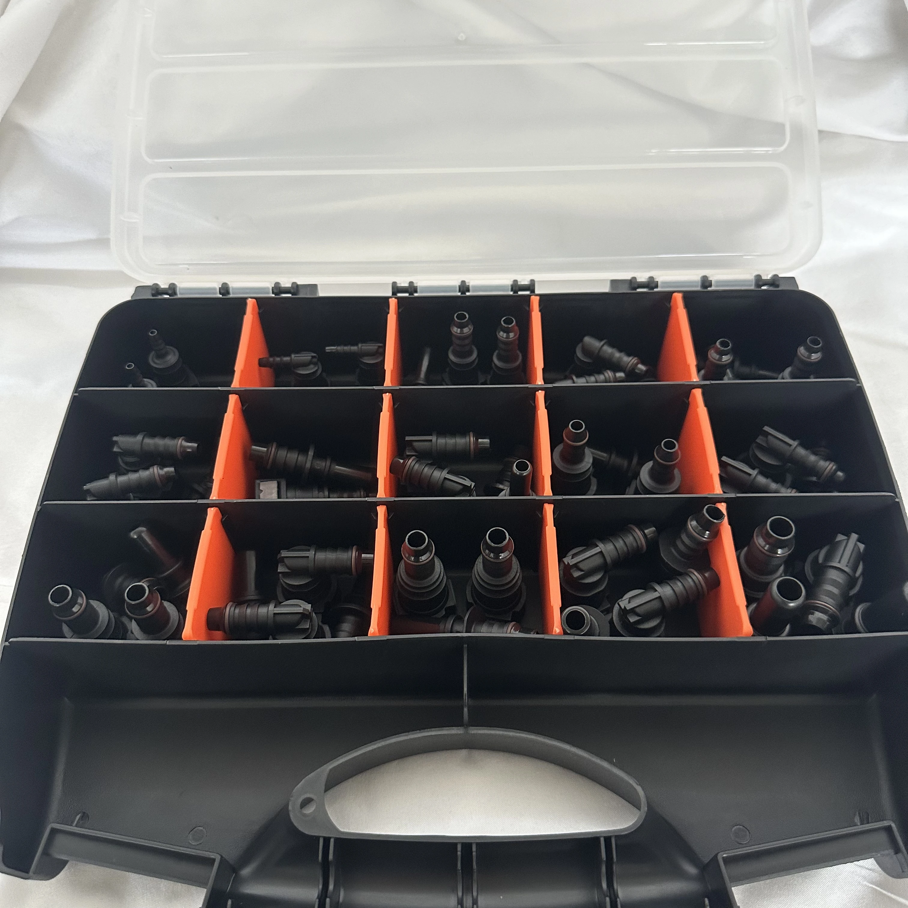 60PCS Fuel Pipe Quick Connect Urea Connector 6.3/7.89/9.49/9.89/11.8mm For Car Truck Diesel Repair Tool
