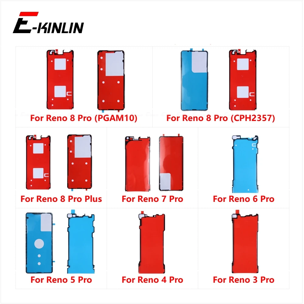 Back Cover LCD Display Screen Sticker Adhesive Glue Tape For OPPO Reno 4 5 6 7 8 Reno4 Reno5 Reno6 Reno7 Reno8 Pro Plus 4G 5G