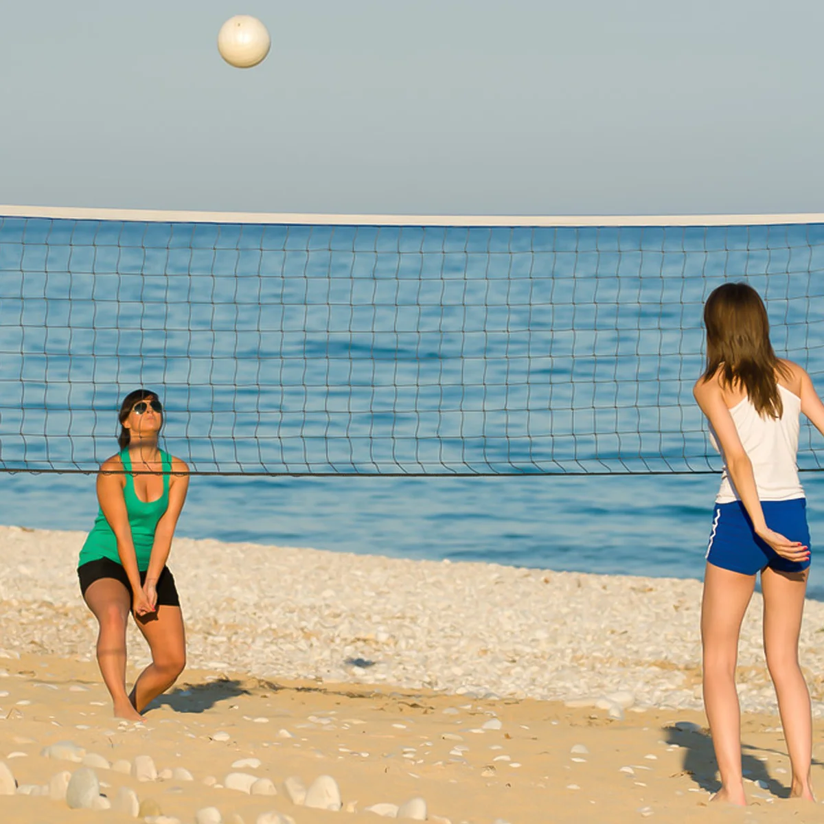 

1Pcs Standard Volleyball Net Durable Pe Material Multi-Functional Training Competition Recreational Sports Games Family Friends