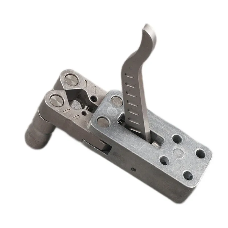 Acessórios de estilingue ao ar livre de aço inoxidável dispositivo de abertura e fechamento de retorno automático braçadeira de ovo de ligação de dois eixos