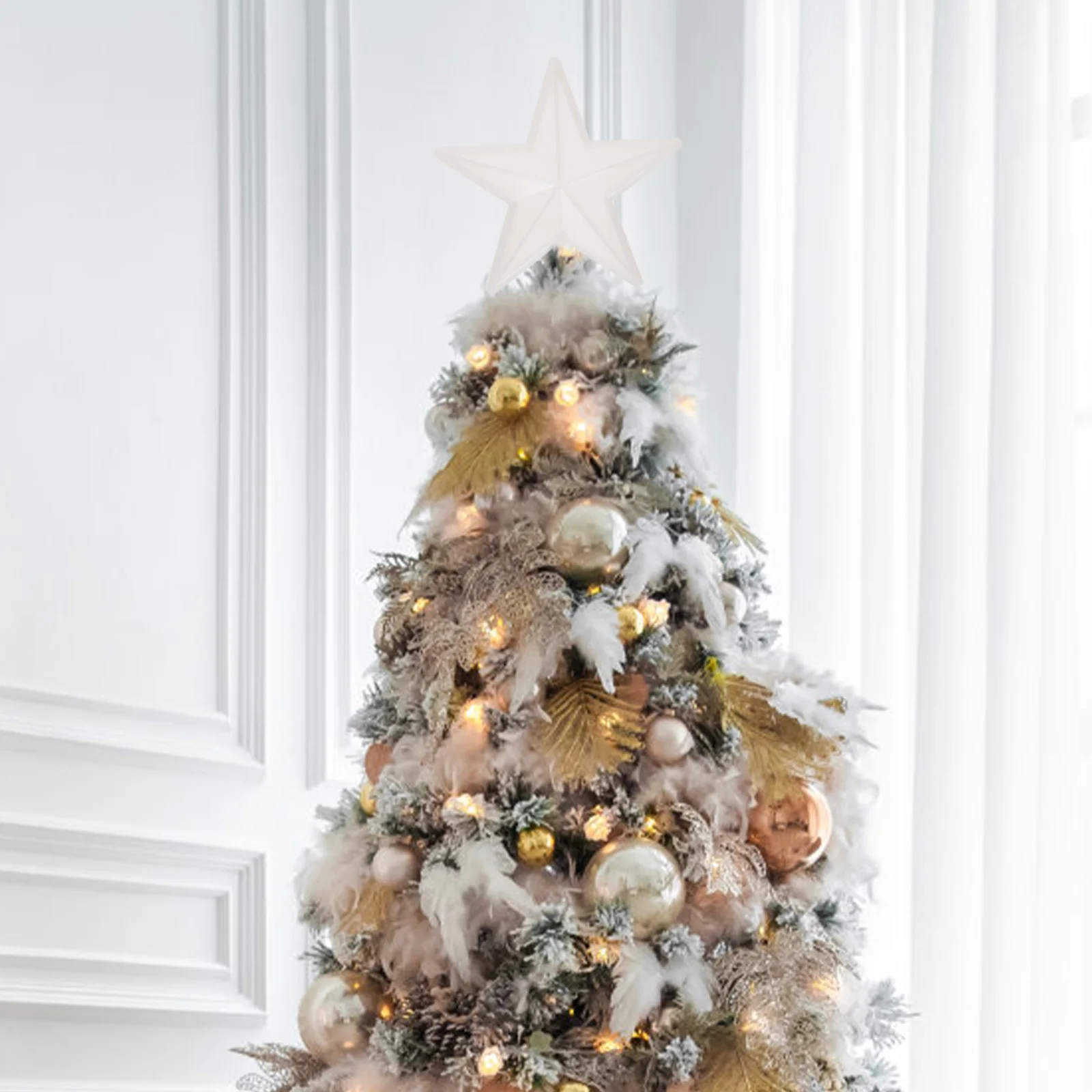 

1Set DIY Tree Fivepointed Star Mold Highqualitysiliconeplastic Safeecofriendly Creativedesign Xmasadornmentmold Handmadecrafts