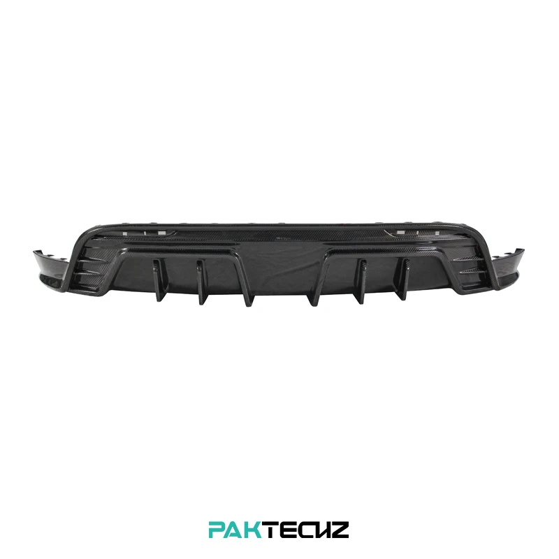 

Комплект обвеса из сухого карбона Paktechz: задний бампер и диффузор для Tesla Model Y