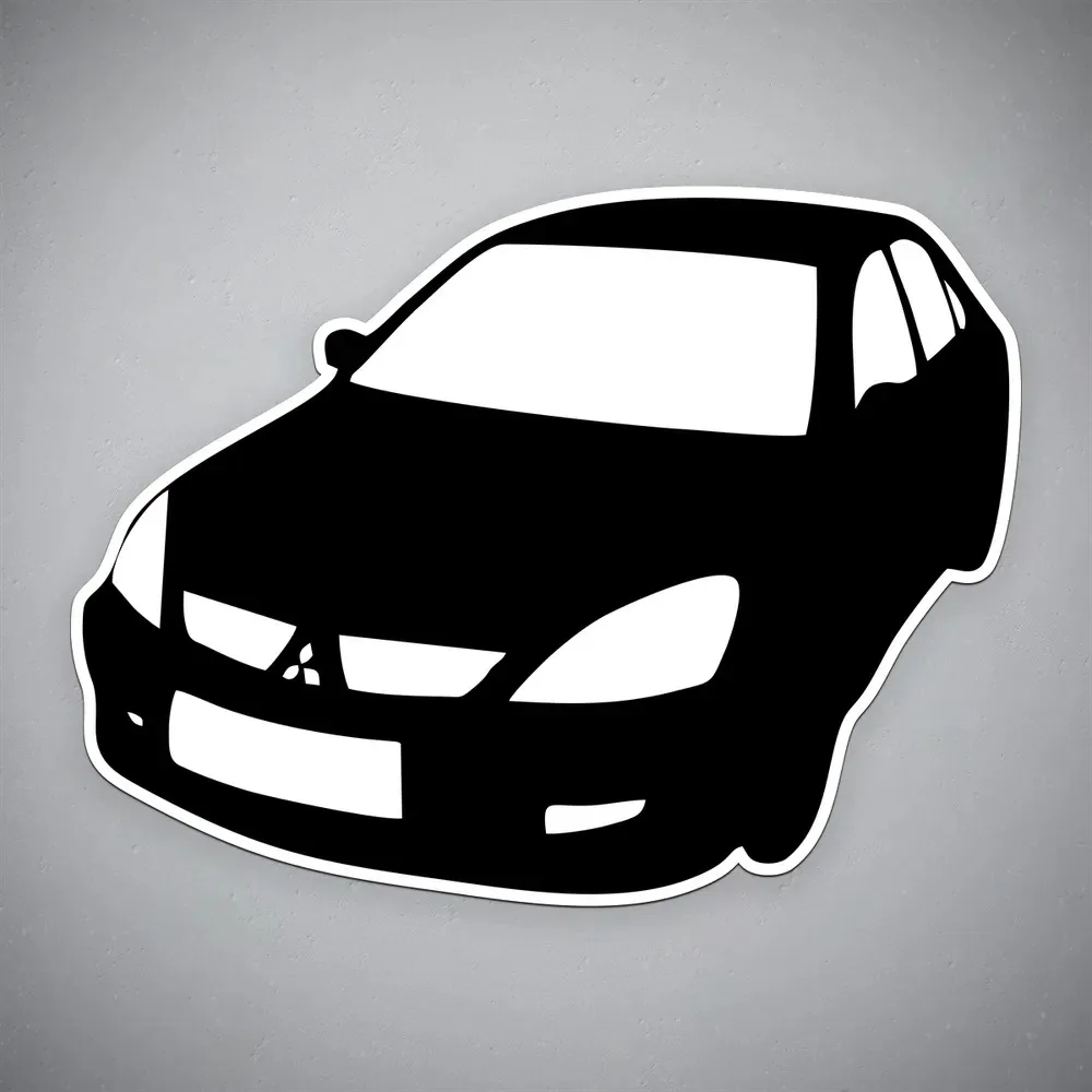 

Vinyl stickers for car "Lancer IX - Lancer IX" Car Laptop Wall Window Bumper Sticker Adventure Motorcycle Stickers Camping