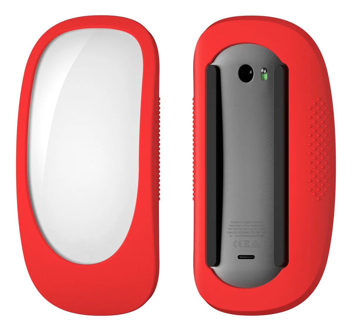Ultra-thin mouse sleeve for Apple Magic Mouse 2/1. Features dotted accents on both sides. Available in a wide range of colors.