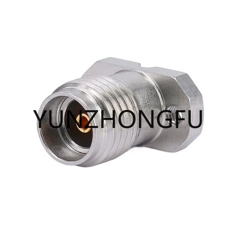 3.5mm (Female) Terminal Connector, Double-Hole Flange, Flange Hole Spacing mm,26.5G, Connecting Micro-Strip