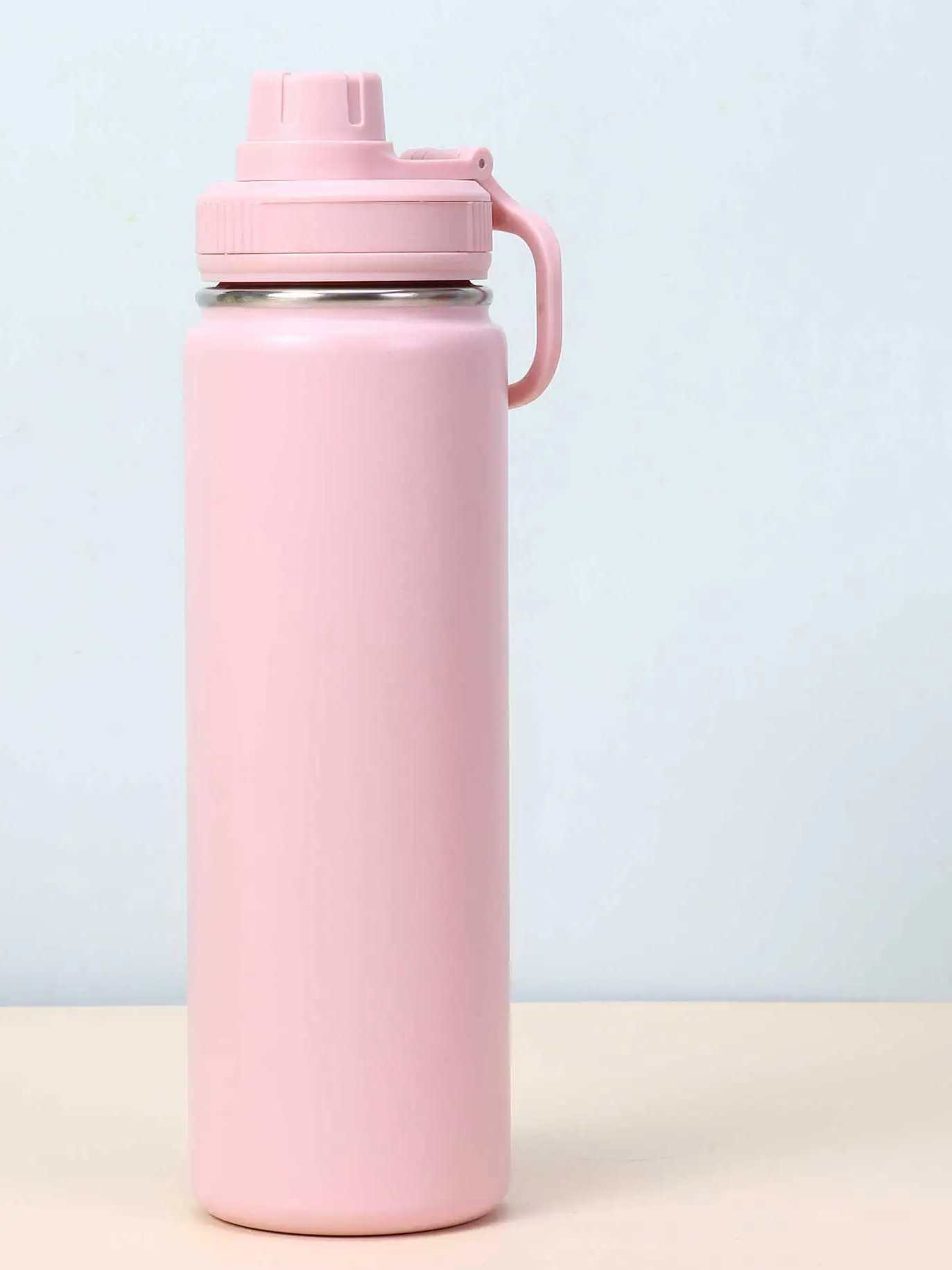 كوب ترمس فضائي كبير السعة 24 أونصة من الفولاذ المقاوم للصدأ 304، زجاجة ماء رياضية معزولة، كوب محمول للاستخدام الخارجي